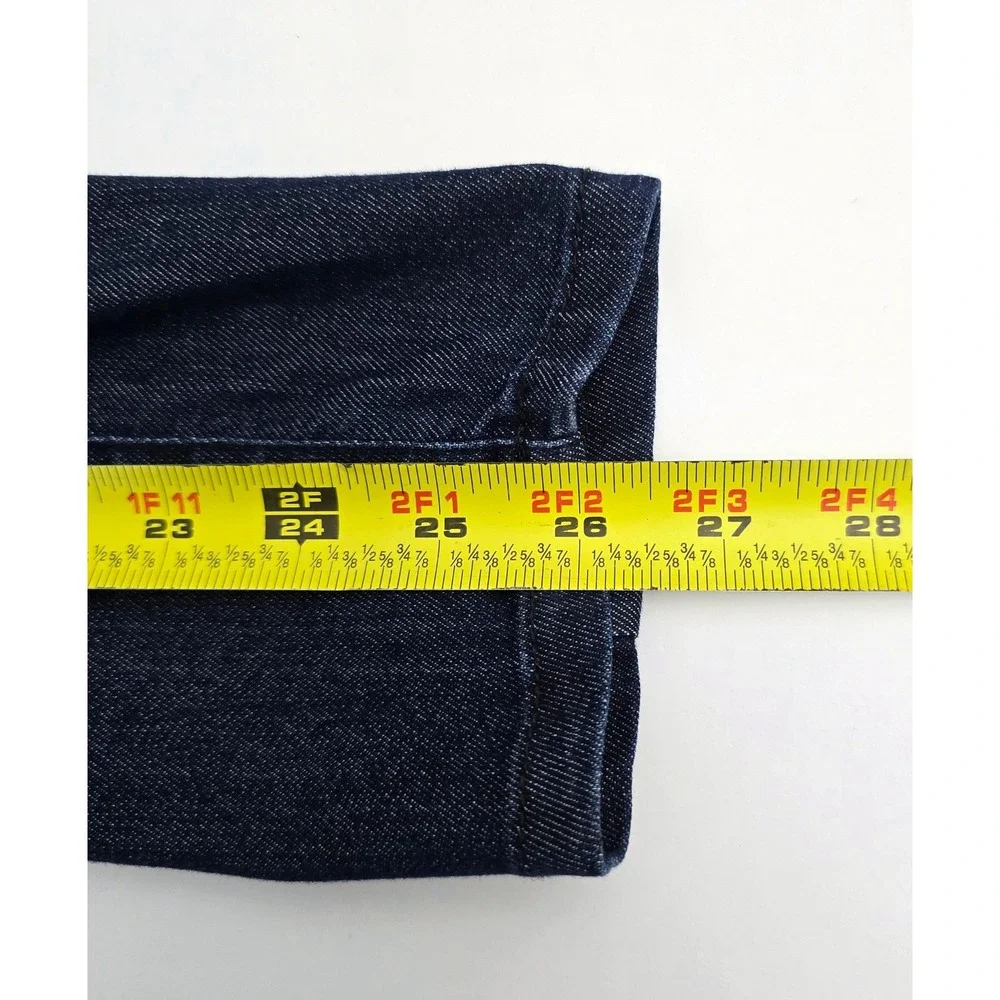 OshKosk B'gosh Dark Wash Zip Button Closure Skinny Jeans 10/10A New‎